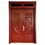 Cửa Thép Vân Gỗ 2 Cánh Đều