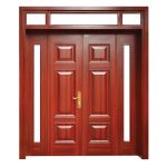 Cửa Thép Vân Gỗ 4 Cánh H6B