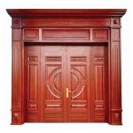 Cửa Thép Vân Gỗ 4 Cánh H5B