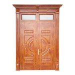 Cửa Thép Vân Gỗ 2 Cánh Hoàng Gia HG22H4