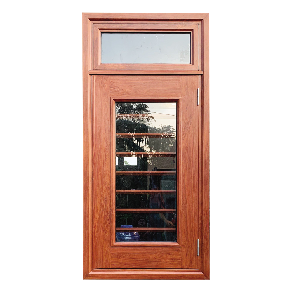 Cửa Sổ Thép Vân Gỗ 1 Cánh HGS-01