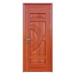 Cửa Thép Vân Gỗ 1 Cánh Vân Gỗ Đỏ K2