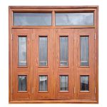 Cửa Sổ Thép Vân Gỗ 4 Cánh S11