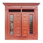 Cửa Sổ Thép Vân Gỗ 4 Cánh S10