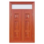 Cửa Thép Vân Gỗ 2 Cánh S5